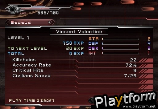 Dirge of Cerberus: Final Fantasy VII (PlayStation 2)