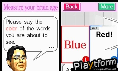 Brain Age: Train Your Brain in Minutes a Day (DS)