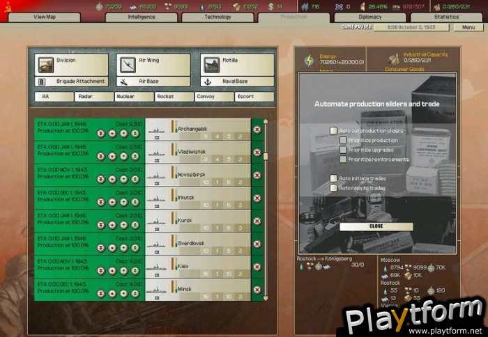 Hearts of Iron II: Doomsday (PC)
