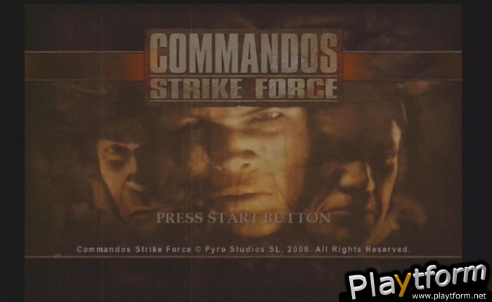Commandos Strike Force (PlayStation 2)