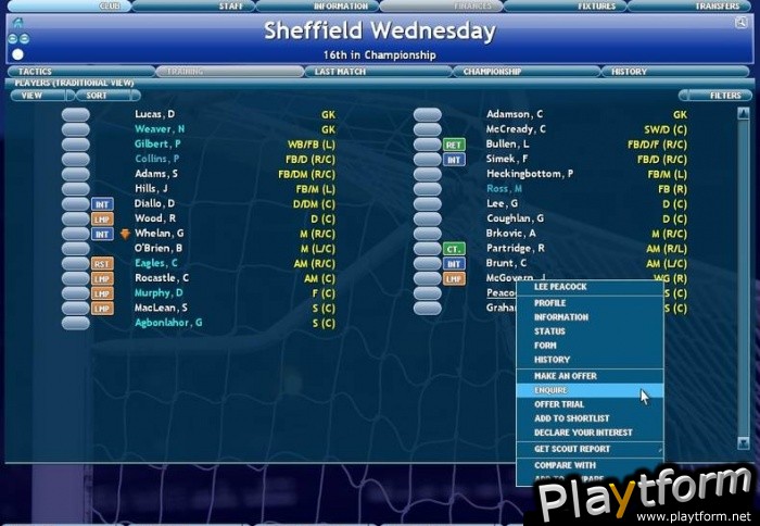 Championship Manager 2006/07 (PC)