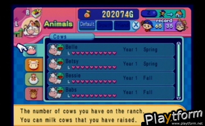Harvest Moon: Magical Melody (GameCube)