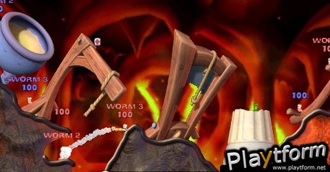 Worms: Open Warfare (PSP)