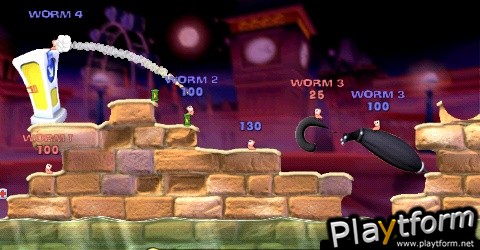Worms: Open Warfare (PSP)