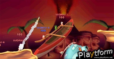 Worms: Open Warfare (PSP)