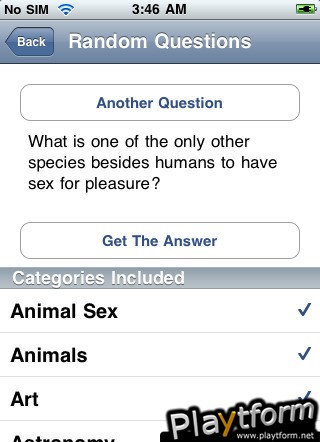 Drinking Trivia (iPhone/iPod)