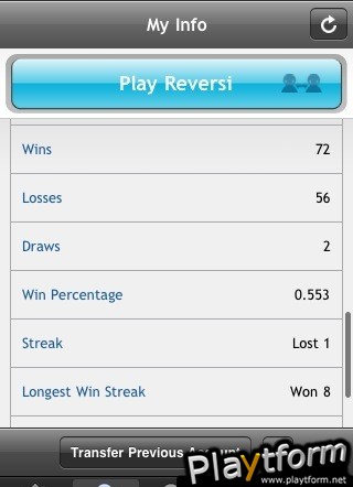 Reversi Online by PlayMesh (iPhone/iPod)