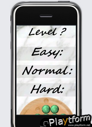 a Green Classic Wood Solitaire - Peg ! (iPhone/iPod)