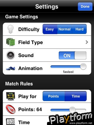 Paper Rugby (iPhone/iPod)