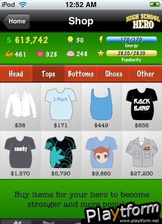 High School Hero (iPhone/iPod)