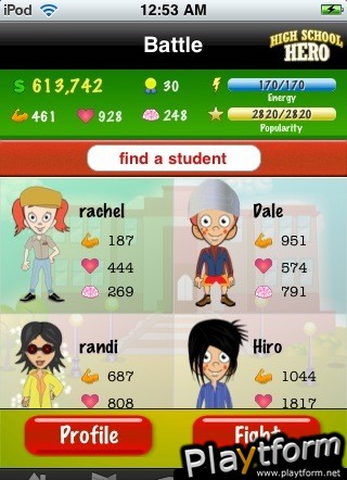 High School Hero (iPhone/iPod)
