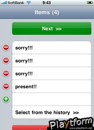 wPicker (iPhone/iPod)