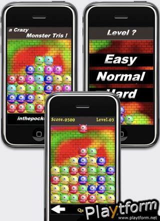 a Crazy Monster Tris ! (iPhone/iPod)