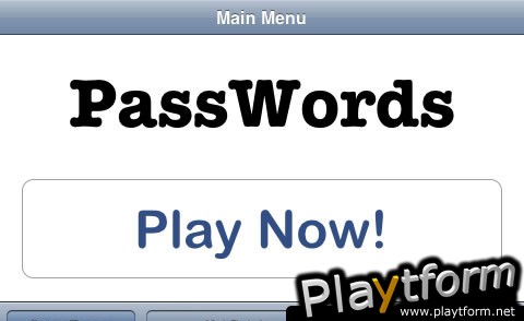 Pass the Words (iPhone/iPod)