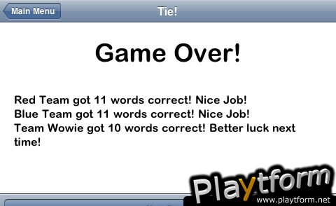 Pass the Words (iPhone/iPod)