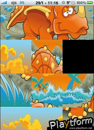 Dinosaur Slide Puzzle (iPhone/iPod)
