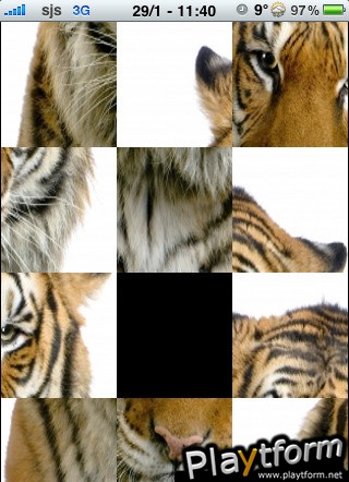 Tiger Slide Puzzle (iPhone/iPod)