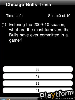 Chicago Pro Basketball Trivia (iPhone/iPod)