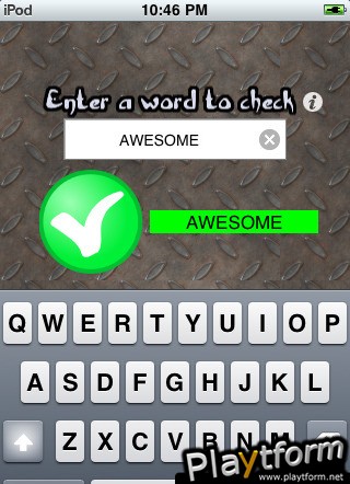 Descrabbler - Simple Scrabble Solver, Word Helper and Anagram Finder - Great for Boggle Too! (iPhone/iPod)