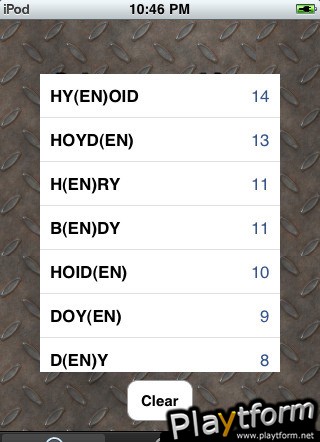 Descrabbler - Simple Scrabble Solver, Word Helper and Anagram Finder - Great for Boggle Too! (iPhone/iPod)