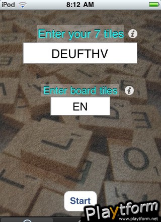 Descrabbler - Simple Scrabble Solver, Word Helper and Anagram Finder - Great for Boggle Too! (iPhone/iPod)