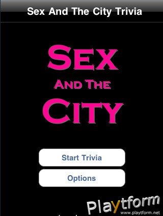 Sex And The City Trivia Game (iPhone/iPod)