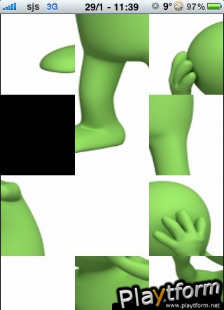 The Green Man Slide Puzzle (iPhone/iPod)