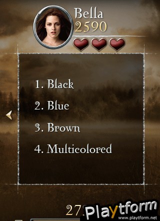 The Twilight Saga: New Moon Movie Game (iPhone/iPod)