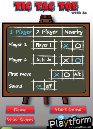 Tic Tac Toe with Jo (iPhone/iPod)