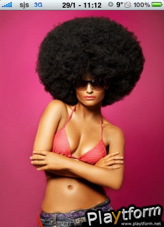 Afro Girl Slide Puzzle (iPhone/iPod)