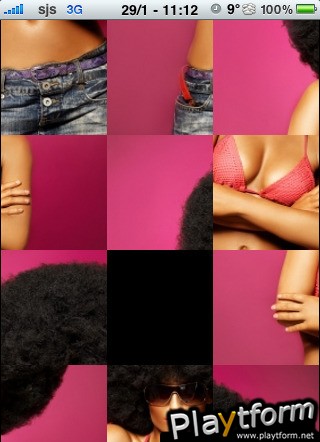 Afro Girl Slide Puzzle (iPhone/iPod)