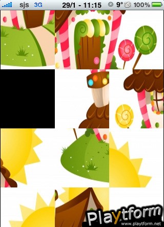 Candy House Slide Puzzle (iPhone/iPod)