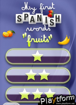 My first spanish words: Fruits (iPhone/iPod)