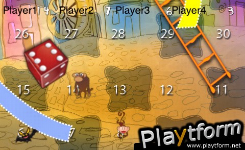 A Chutes and Ladders Kids multiplayer board game (iPhone/iPod)