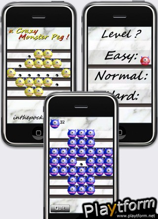 a Crazy Monster Peg ! (iPhone/iPod)