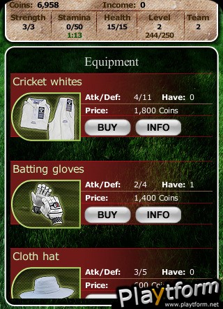 Cricket Wars Plus 10 (iPhone/iPod)