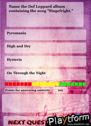 Rock and Roll Trivia (iPhone/iPod)