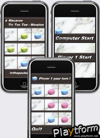 a Macaron Tic Tac Toe - Morpion (iPhone/iPod)