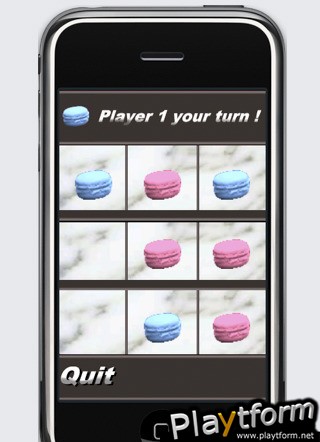a Macaron Tic Tac Toe - Morpion (iPhone/iPod)