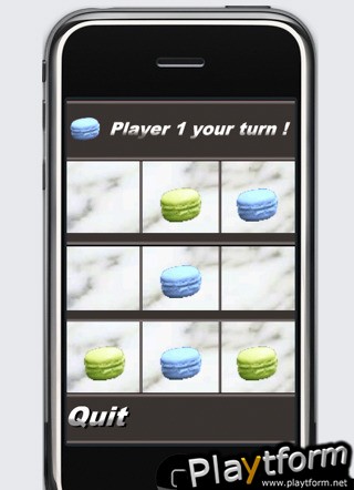 a Macaron Tic Tac Toe - Morpion (iPhone/iPod)