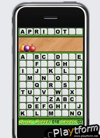 a Missing Letter - The World of Fruits (iPhone/iPod)