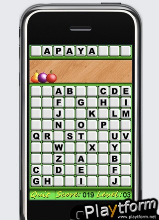 a Missing Letter - The World of Fruits (iPhone/iPod)