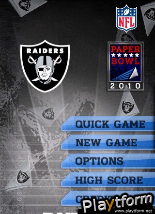 NFL Paperbowl Oakland (iPhone/iPod)