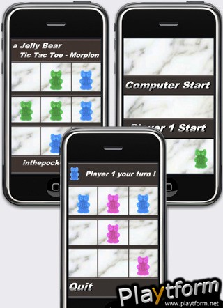a Jelly Bear Tic Tac Toe - Morpion (iPhone/iPod)