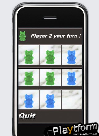 a Jelly Bear Tic Tac Toe - Morpion (iPhone/iPod)