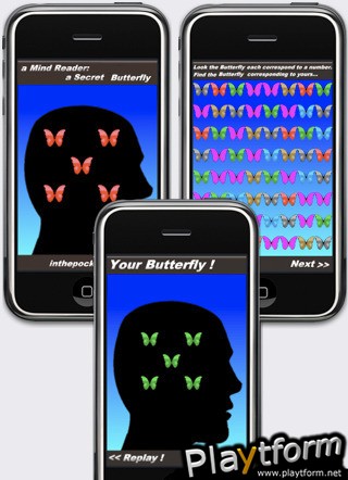 a Mind Reader - a Secret Butterfly ! (iPhone/iPod)