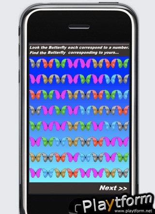 a Mind Reader - a Secret Butterfly ! (iPhone/iPod)