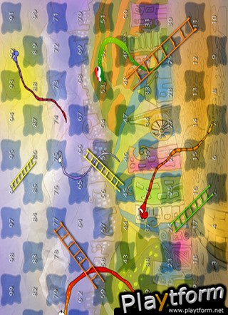 A Snakes and Ladders kids board game (iPhone/iPod)