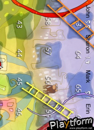 A Snakes and Ladders kids board game (iPhone/iPod)