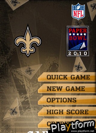 NFL Paperbowl New Orleans (iPhone/iPod)